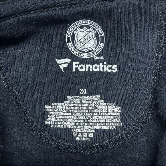 NHL FANATICS Women's Rinkside Detroit Red Wings Black Pond Hockey Hoodie Sz 2XL - Picture 4 of 5